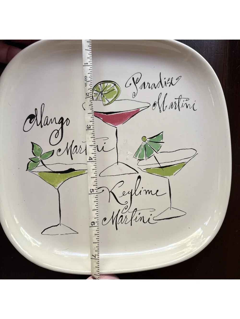 ROSANA MARTINI PLATE SET OF FOUR - ADORABLE 7.5”x 7.5”